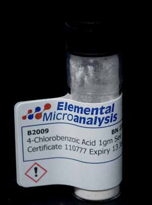 4-Chlorobenzoic Acid 1gm See Certificate 110777 Expiry 08 APR 24